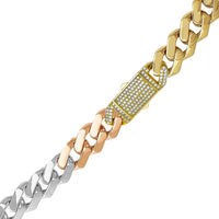 [Lightweight] Tricolor Monaco Bracelet (14K).
