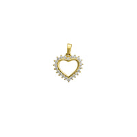 Zirconia Heart Pendant (14K)