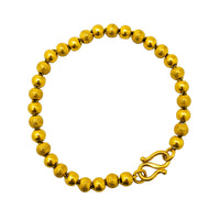 Semi Laser-cut Ball Bracelet (24K) Popular Jewelry New York
