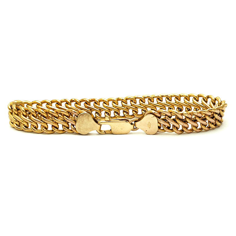 Macy's Men's Diamond (3 ct. t.w.) Cuban Link Bracelet in 10K Yellow Gold -  Macy's