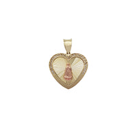 Zirconia Radiant Virgin Mary Pendant (14K)