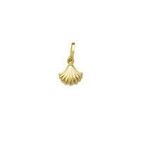 Textured Seashell Pearl Pendant (14K)