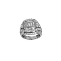 Diamanta Dama Fianĉringo (14K)