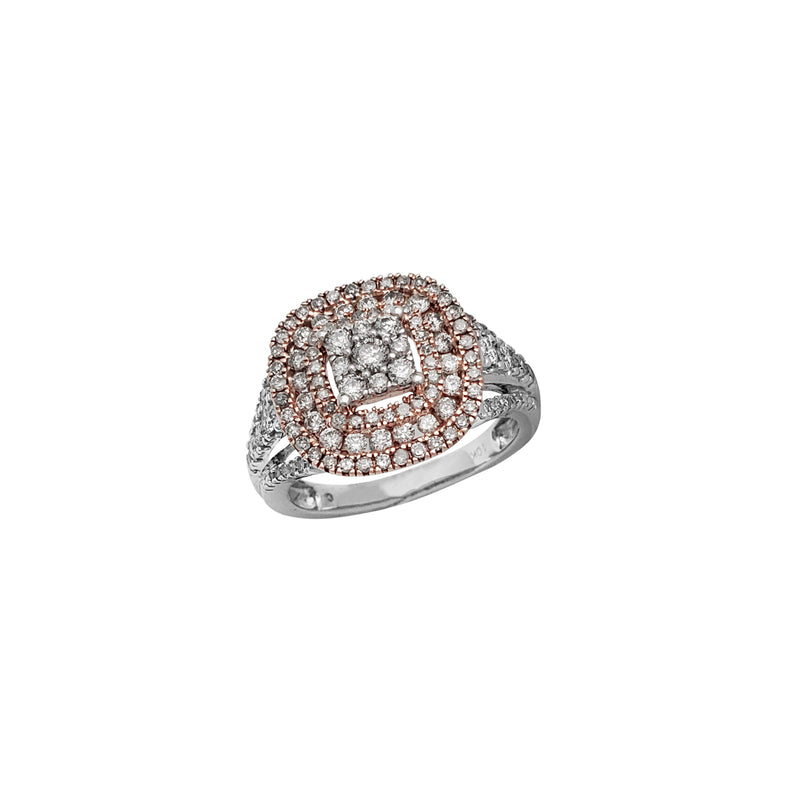 Diamond Pave Engagement Ring (10K)