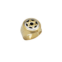 Star of David Round Signet Ring (14K)