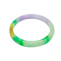 Multicolor Jade Bangle Bracelet
