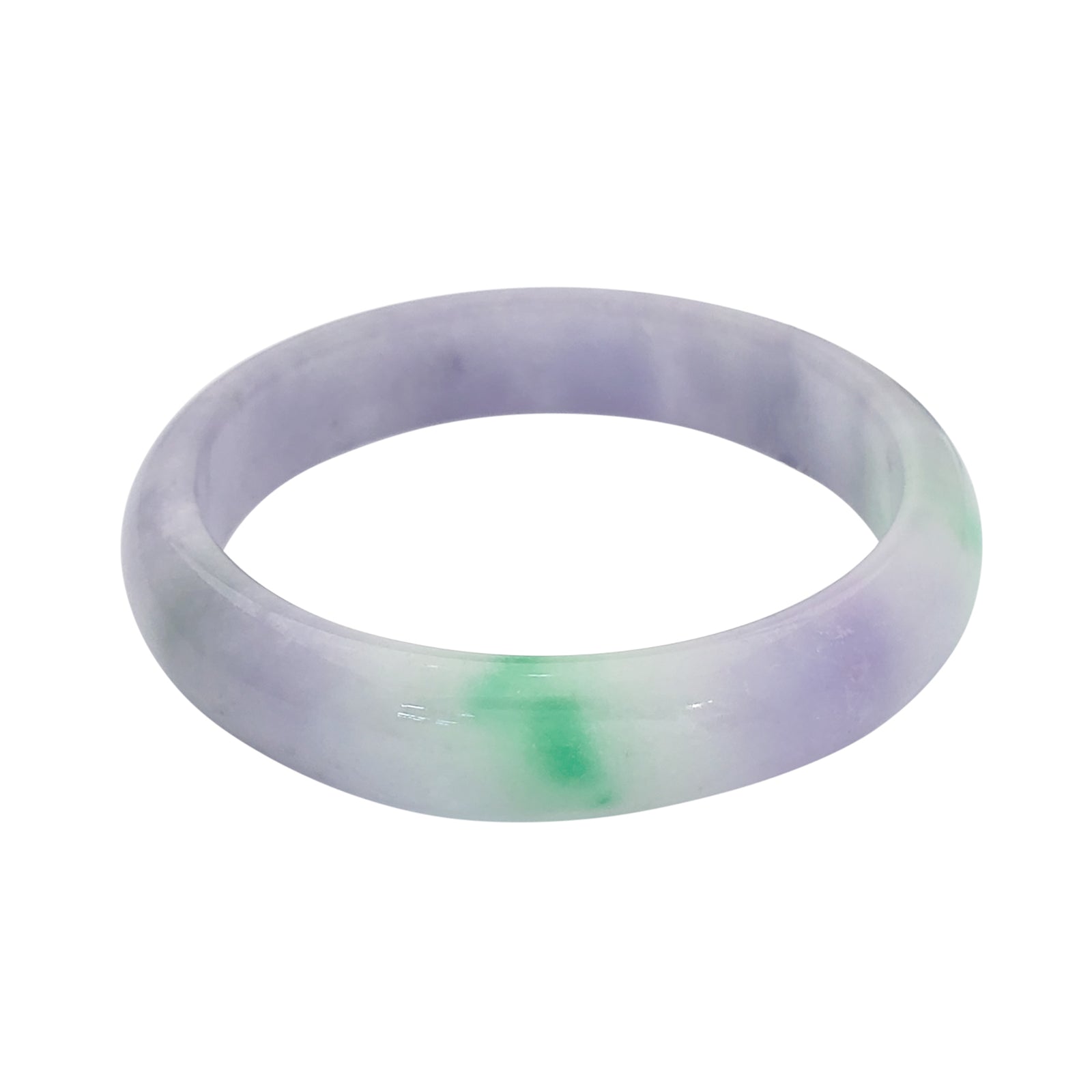 Green Natural Jade Bangle Bracelet For Women - Good Luck Gift In Gift Box ( 60-62mm) Jade Bracelet - Foto 4