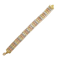 Tricolor Bowtie Fancy Bracelet (14K)