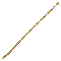 Tricolor Fancy Bracelet (14K)