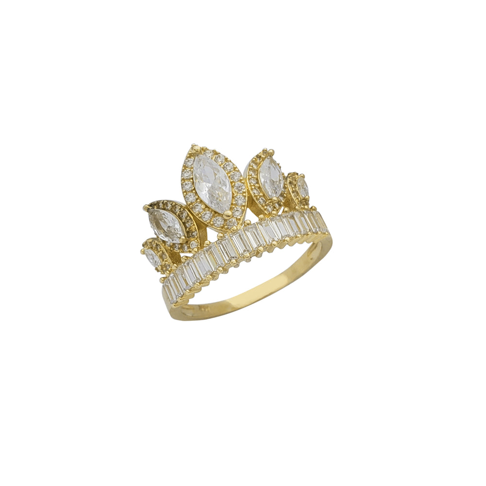 Icy-Tiara Ring (14K)