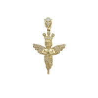 Zirconia Angel Angel Pendant (14K)