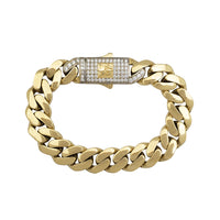 Zirconia Monaco Bracelet (14K)