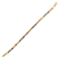 Tricolor Fancy Bracelet (14K).