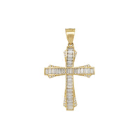 Baguette Cross Pendant (14K)