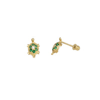 Turtle Stud Earrings (14K)