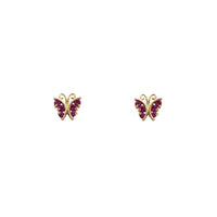 Butterfly Stud Earrings (14K)