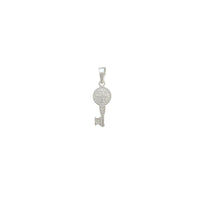 Reversable Saint Benedict Key Pendant (Silver)