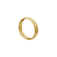 Glossy Wedding Band Ring (10K)