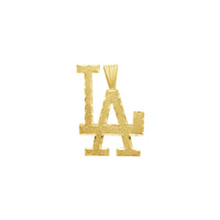 "LA" Los Angeles Letter Pendant (14K)