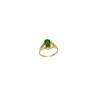 Oval-Zirconia Baby/Kid Youth Ring (14K)