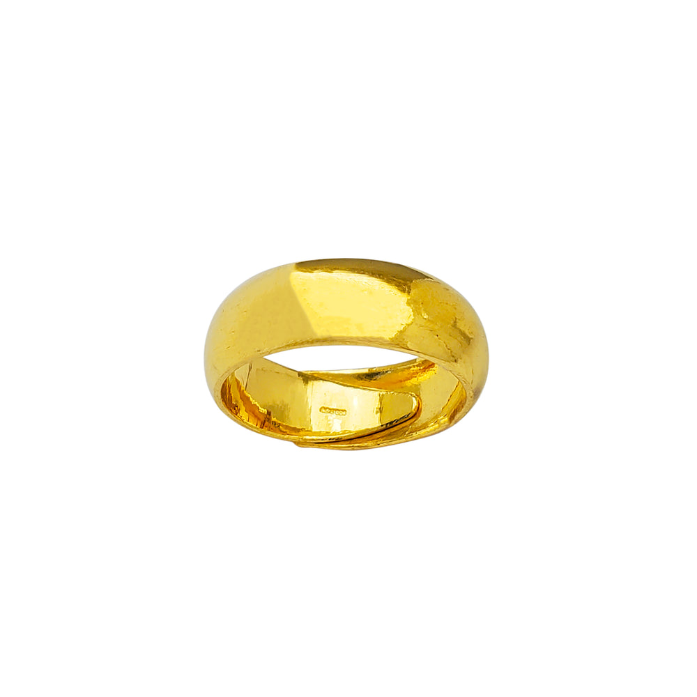 [8mm] Glossy Wedding Band Ring (24K)