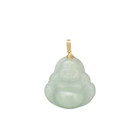 Jade Nevető Buddha medál (14K)