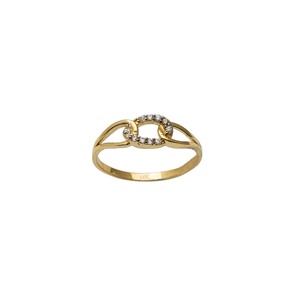 Zirconia Knots Ring (14K)
