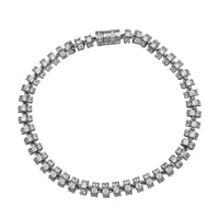 Round Cable Bracelet (Silver)