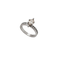 Diamond Marquise Channel-Setting Engagement Ring (14K)