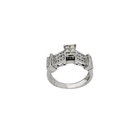 Diamond 3-Channel Setting Engagement Ring (14K)