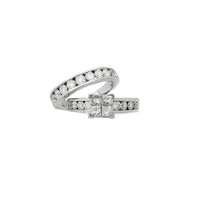 Diamond Channel-Setting Engagement Ring (14K)