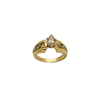 Champagne Diamond Marquise Engagement Ring (14K)
