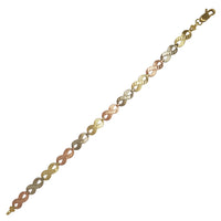 Tricolor Infinity Bracelet (14K)
