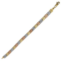 Tricolor Fancy Lady Bracelet (14K)