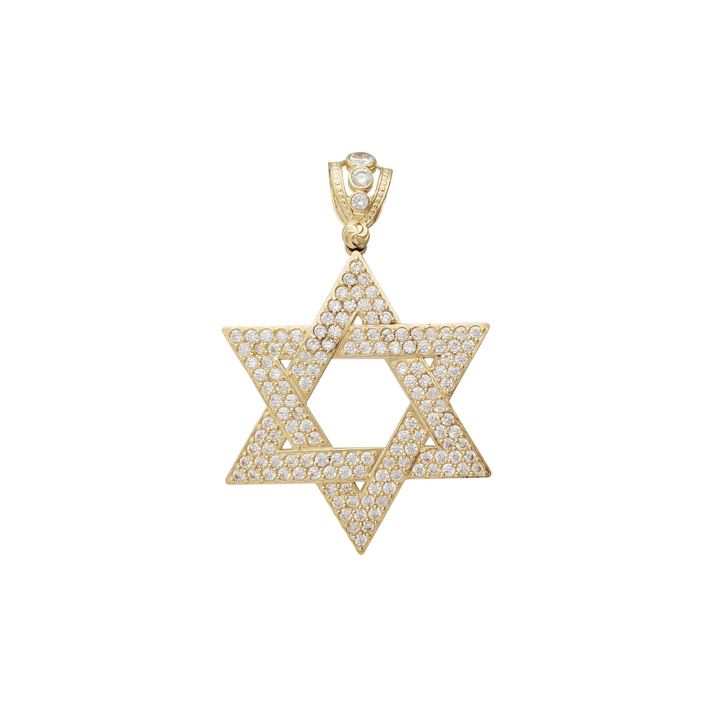 Zirconia Star of David Pendant (14K)