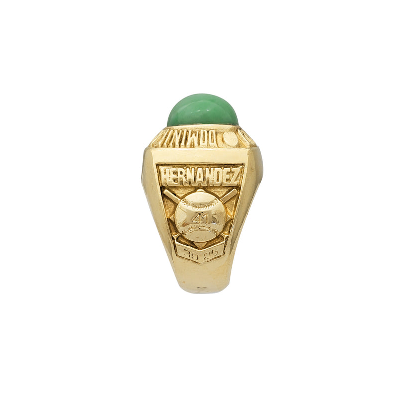 Jade Dominican Summer League Champions Men's Ring (14K)