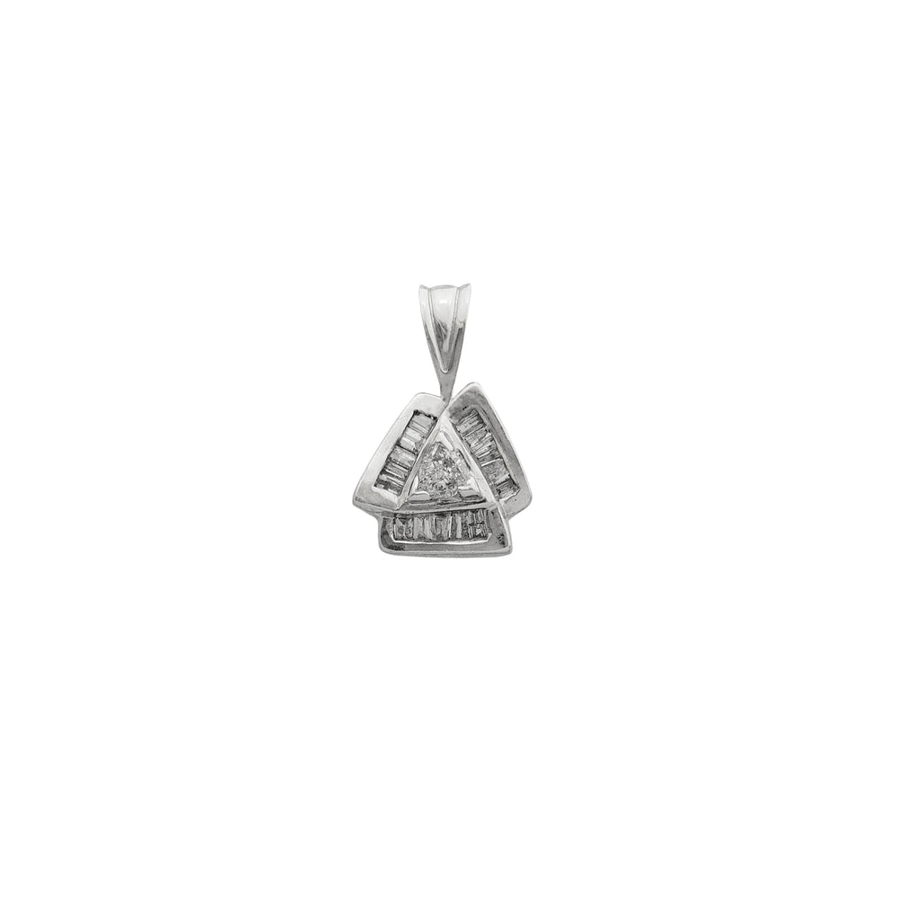 Baguette Diamond Pendant (14K)