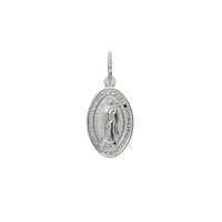 Ovalni privjesak Djevice Marije "Nuestra Señora de Guadalupe" (srebro)