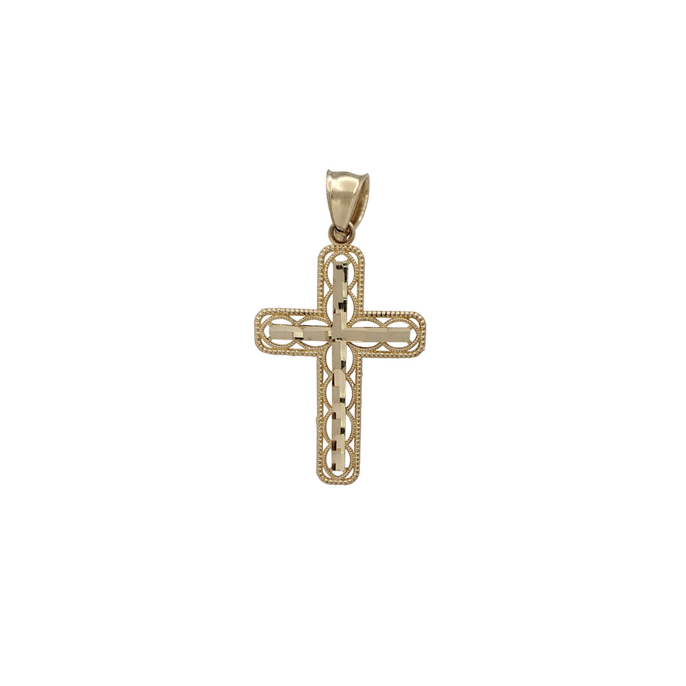 Yellow Gold Cross Pendant (14K)