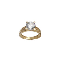 Zirconia Engagement Lady Ring (14K)