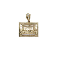 Zirconia Last Supper Pendant (10K)