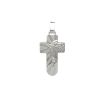 Christ's Gaze Cross Pendant (Silver)