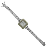 Zirconia Green & White PWC Watch (Silver).