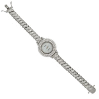 Zirkónové biele hodinky PWC (strieborné)