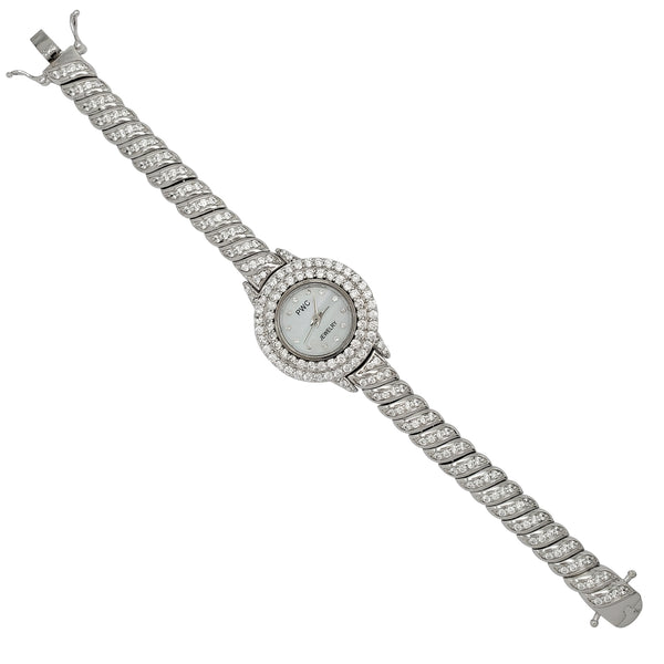 Zirconia White PWC Watch (Silver)