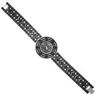 Zirkónové čierne hodinky PWC (strieborné)