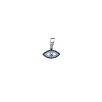Zirconia Blue Evil Eye Pendant (Silver)