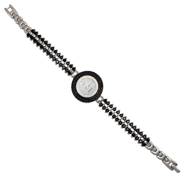 Black Zirconia PWC Watch (Silver)