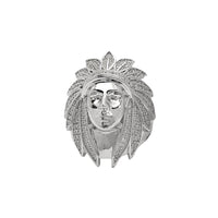 Zirconia Indian Head Chief Ring (Vafotsy)
