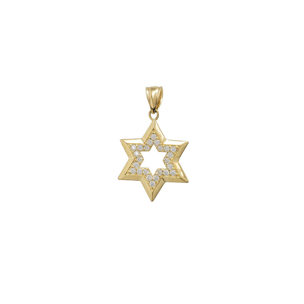 Zirconia Star of David Pendant (14K)